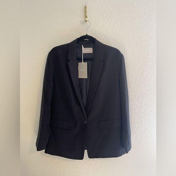 Everlane One-Button Easy Blazer in Black 2. NWT - Picture 4 of 10